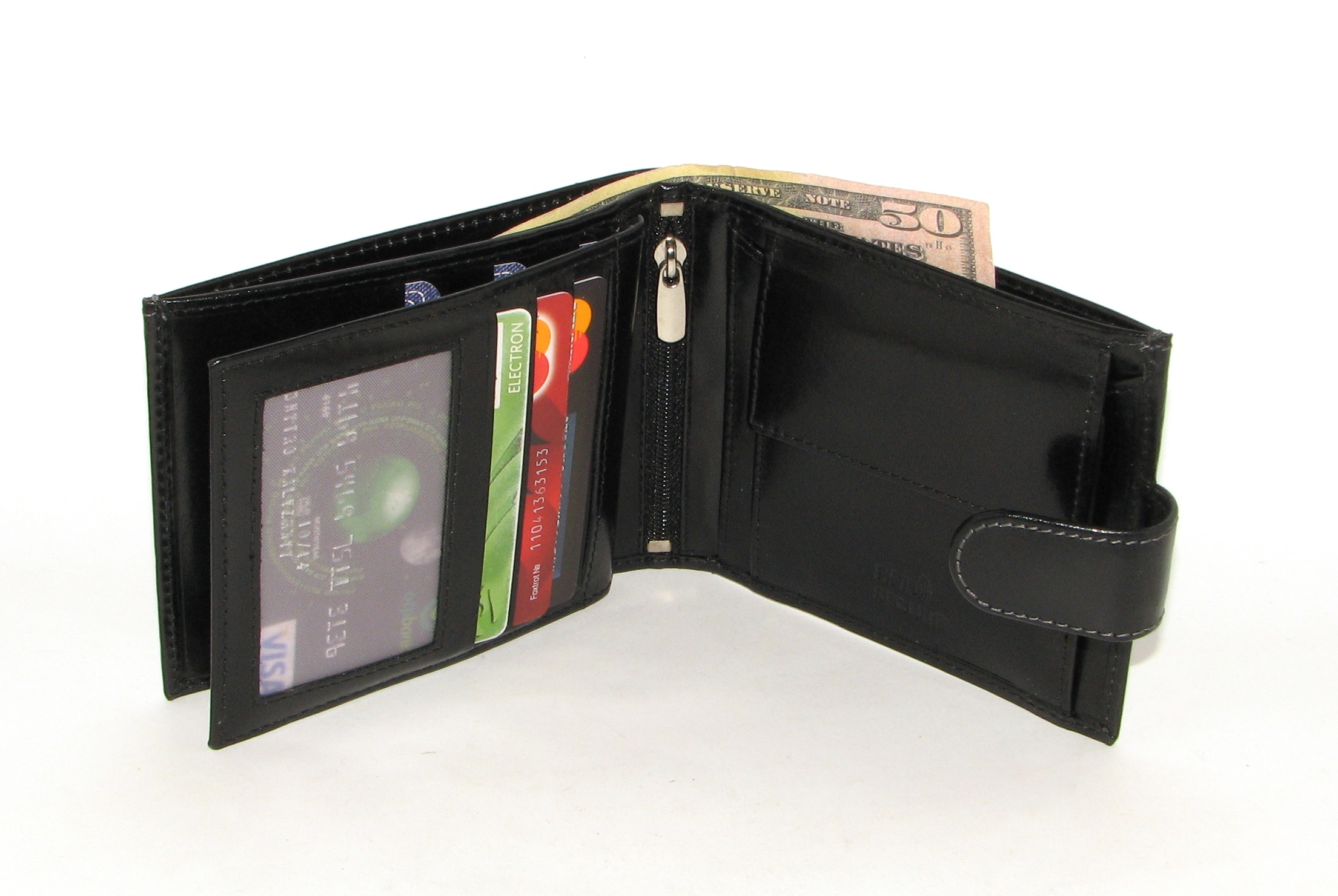 Кошелек мужской DNK N01L-NL BLACK черный Кошелек мужской DNK N01L-NL BLACK черный